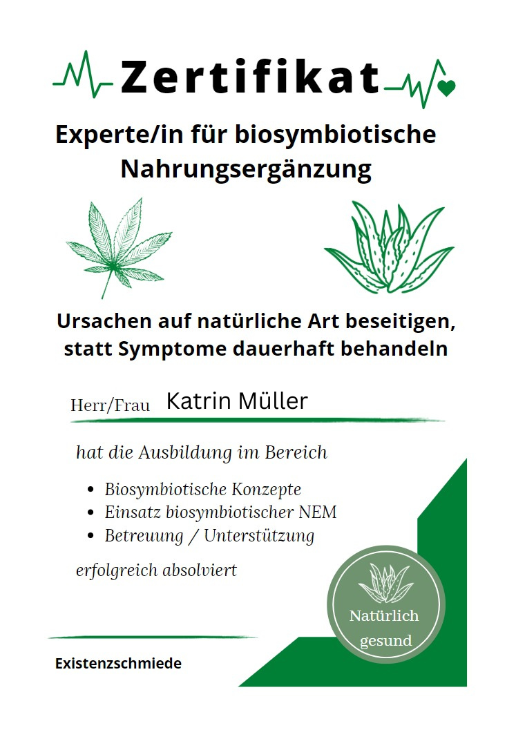 Katrin Müller Zertifikat Präventionscoach